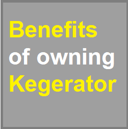 Advantages of owning kegerator at home